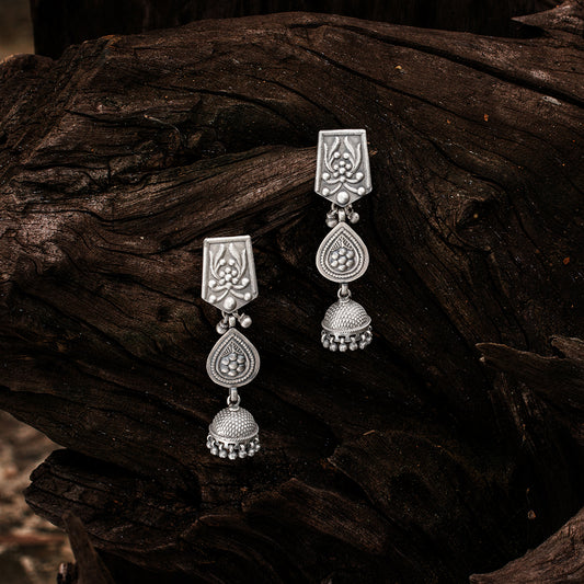 Heritage Elegance: Tribal Earrings - CER 1002